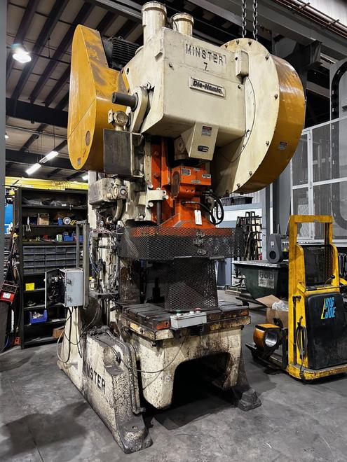 75 Ton Minster OBI Press, Model #7, S/N 70-21201, 6" Stroke, 0-45 SPM, 3.75" Slide Adj, 21" SH, STK# 1641