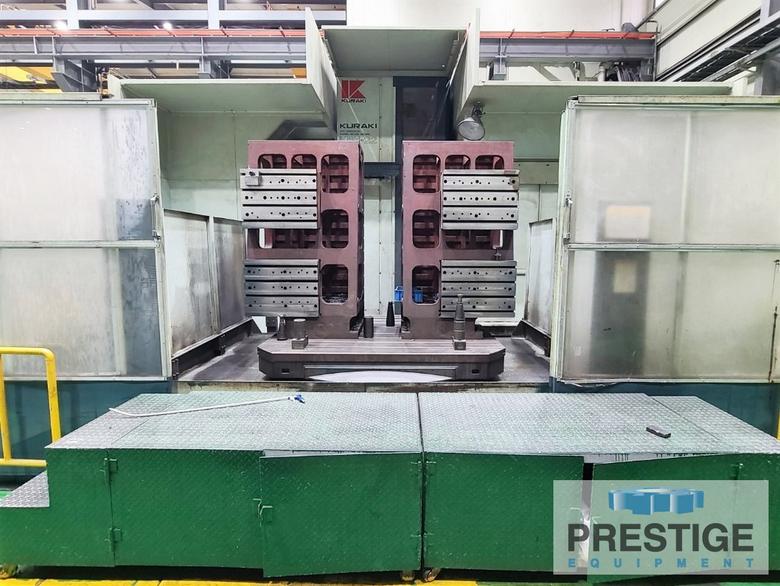 Kuracki KBH-22, 7.87" Spl., 8K RPM, X-118", Y-90", 60 ATC, 86"x76" B-Axis Table, 44K Tbl Cpty,  Fanuc 16i-M, #32463