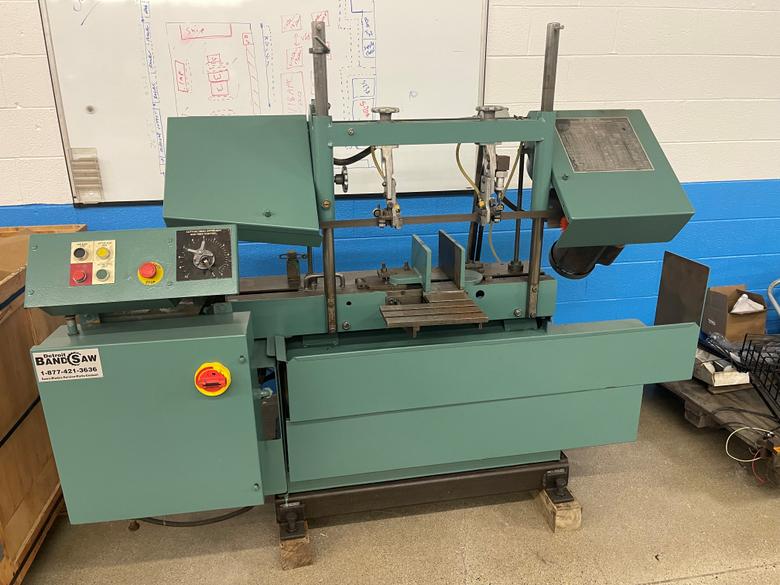 IN STOCK W-9-1, a great USA made dual column band saw that is ready for your shop floor.

240V 3 Phase
