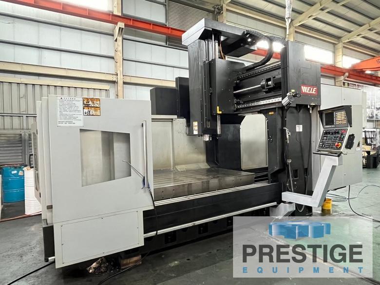 Wele RB-212 CNC Bridge Mill, X-83.5", Y-47.2", Fanuc 31IMB, 32 ATC, Linear Ways, Linear Scales, 2013, #43995