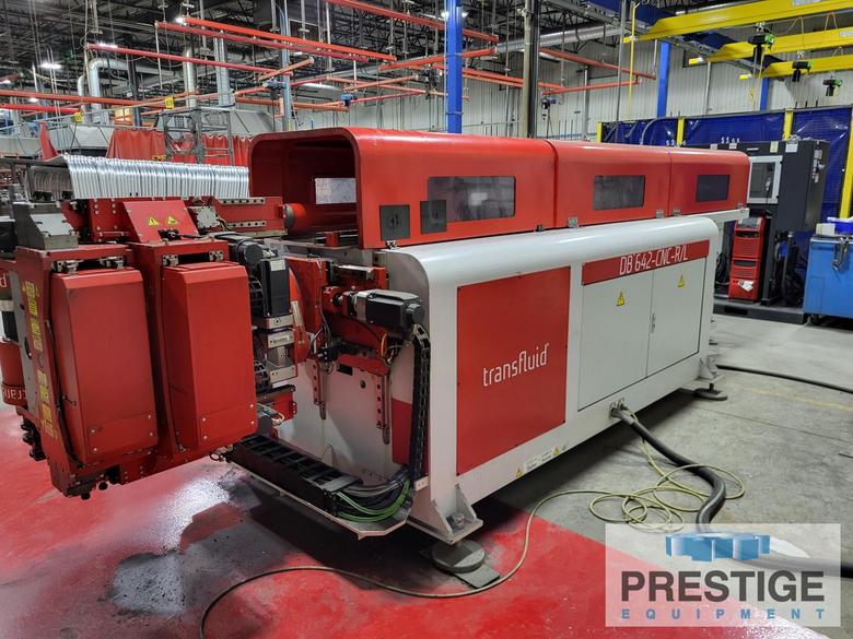 Transfluid  EDB 642CNC Servo Electric Tube Bender, 1.65" Capacity, Horizontal/Vertical Bending, New 2020, #32425