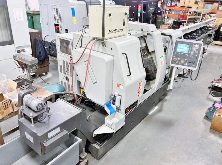 2013 HANWHA STL32H & LNS BAR FEEDER