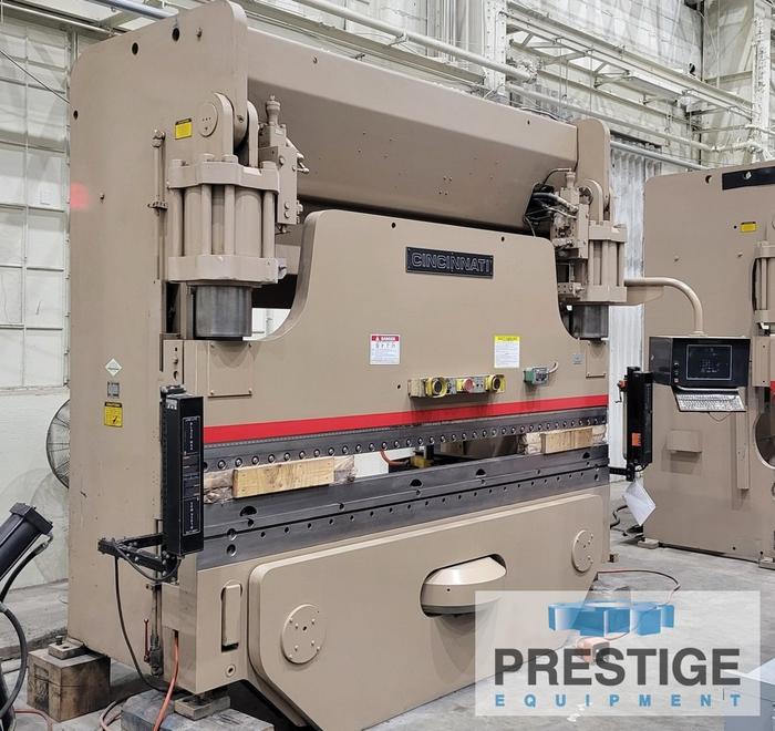 Cincinnati 350AF, 350 Ton, 144" OA, 126" B.H, 3-Axis PC Based Touch Screen Control (2010), 2-Axis HD B.G, 1990, #31961