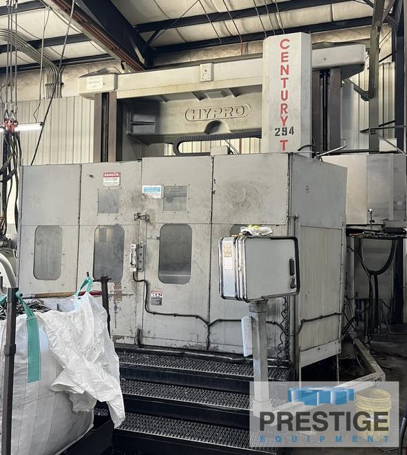 120" New Century, ATC, 84" Under Rail, 70 RPM, 40 HP, Fanuc 18iT, 2002 #43800