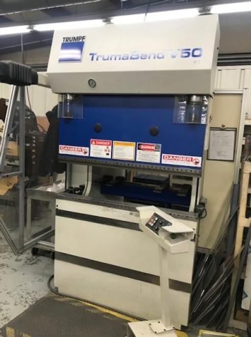 55 TON X 50" TRUMPF TRUMABEND V50 CNC PRESS BRAKE
MFG:2000