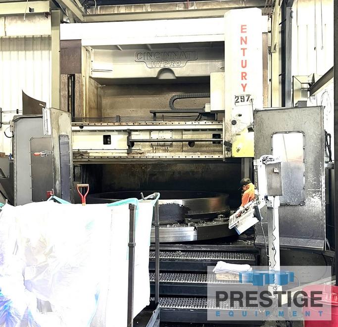 120" New Century, 12-Station ATC, 124" Swing, 84" Under Rail, 70 RPM, 40 HP, Fanuc 18T, #43801