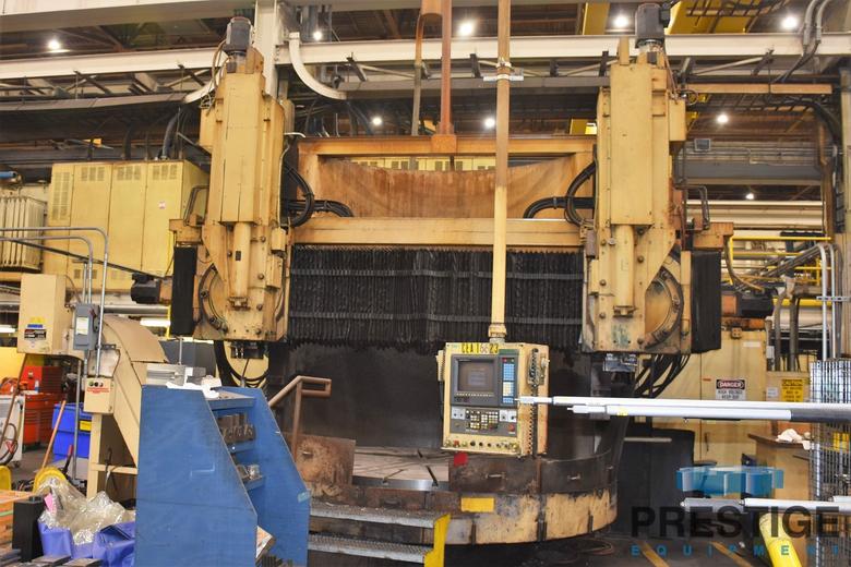 120" Gray Series 200, 132" Swing, 88" Turning Height, (2) Swiveling Rams, Fanuc 15T CNC, #31750