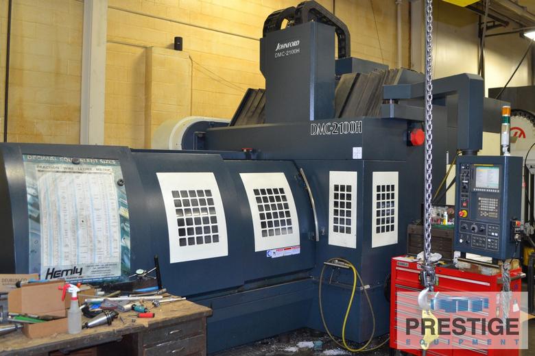 JOHNFORD DMC-2100H, X-80.7", Y-51", Fanuc OiMD CNC, 40 ATC, 1000 PSI Thru Spindle Coolant, 2013, #32118