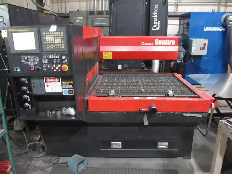 Compact Amada Flying Optic Laser perfect for a smaller spaceor to add capacity for larger shops. Comes complete with internal Dust Collector and Chiller. In excellent condition with Low hours.