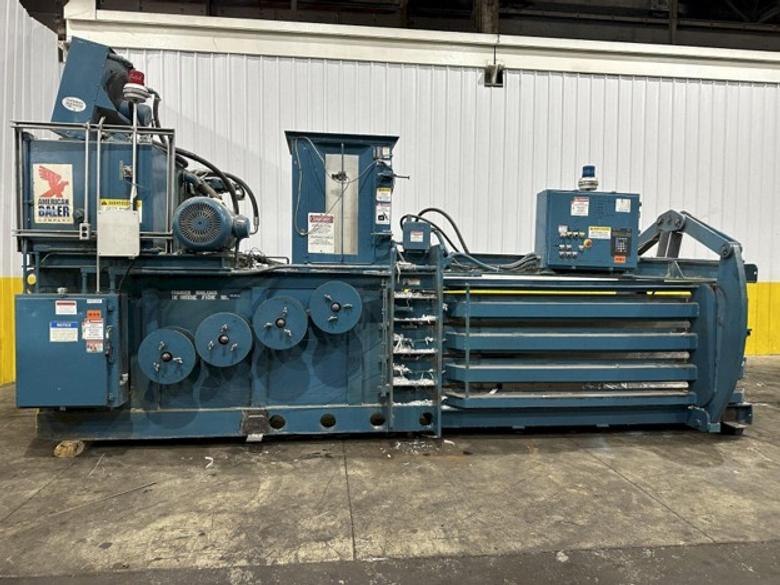 30" X 29" AMERICAN Model #3029730P HORIZONTAL AUTO TIE BALER : YOBRO 26346
