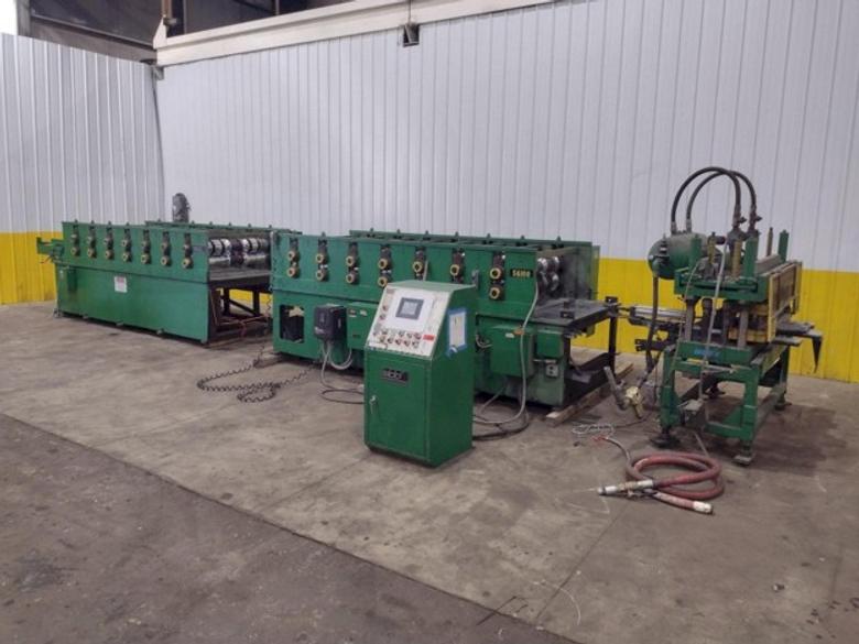 36" HI-RIB AG PANEL LINE: 14 STAND BRADBURY MODEL M2.548-14 ROLLFORMER & AIRAM CUTOFF PRESS: YOBRO #26013