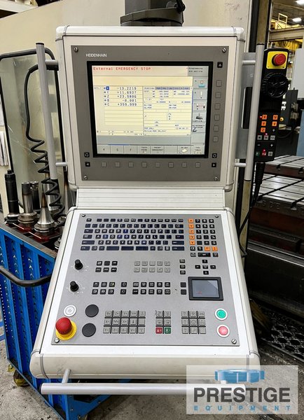 Droop & Rein TF2500, 5-Axis,X-216", Y-130", Z-60", 118" BC, 98" x 196" Tbl, 2-Axis CNC Head, Heidenhain 530, 2022 #43863