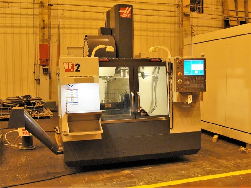 Haas VF-2, 10,000 RPM, 24 Side Mount ATC, Haas TR-160 Trunnion Table, Probe, 2013, #30308
