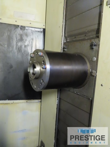 Mitsui Seiki HU80A 5-Axis, X-43", Y-37", Z-35", (2) 32" x 32" Pallets, B-Axis Contouring, 240-ATC, Fanuc 150-M, #43292