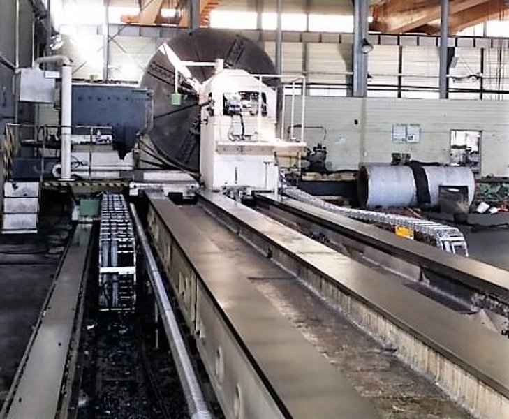 Mackintosh-Hemphill, 125" Swing, 629" C.C, 150 Ton Cap., 150 HP, Tailstock Fanuc 21i CNC, RetroFit 2012, #28706
