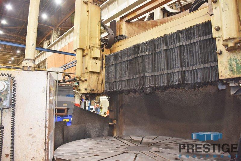 120" Gray Series 200, 132" Swing, 88" Turning Height, (2) Swiveling Rams, Fanuc 15T CNC, #31750