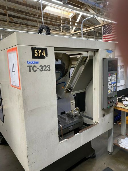 1999 BROTHER TC-323 DRILL & TAP MACHINE 10 ATC 16x12x10 10K rpms