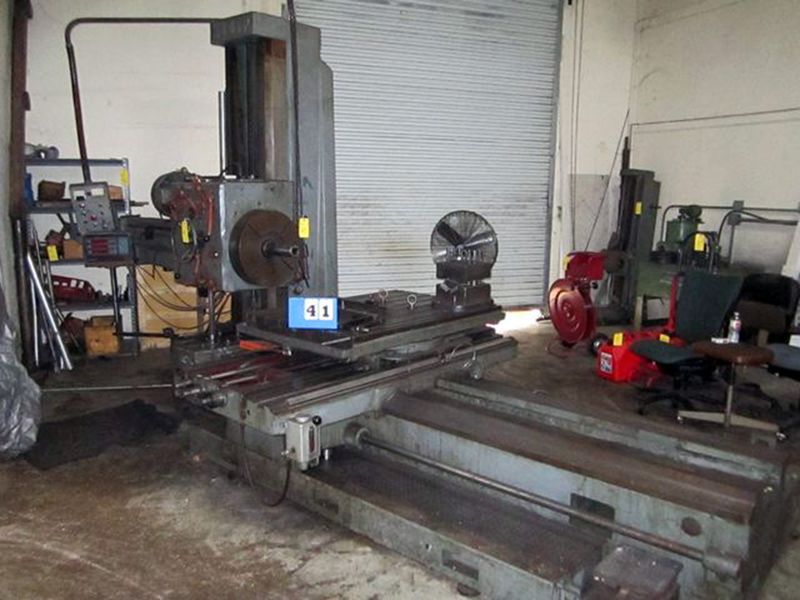 USED, 3" LAZZATI MODEL HB80P HORIZONTAL BORING MILL