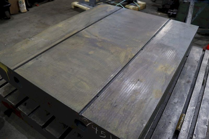 48' X 60' X 8-3/4' CAST IRON LAYOUT PLATE:   STOCK #4511