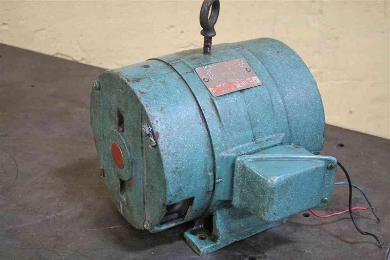 7-1/2 HP GENERAL ELECTRIC AC ELECTRIC MOTOR:  STOCK #54112