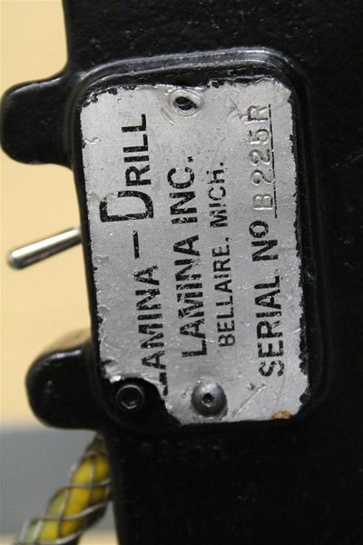 LAMINA HYDRAULIC DRILL: STOCK #55723