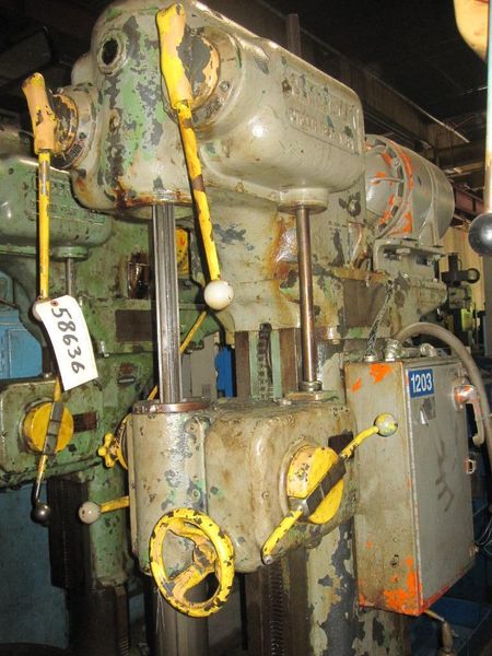25' CLEEREMAN SINGLE SPINDLE DRILL: STOCK #58636