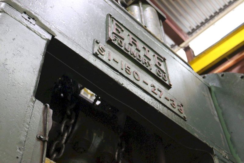 150 TON ERIE MODEL S1-150-27-33 SSSC PRESS: STOCK #71164
