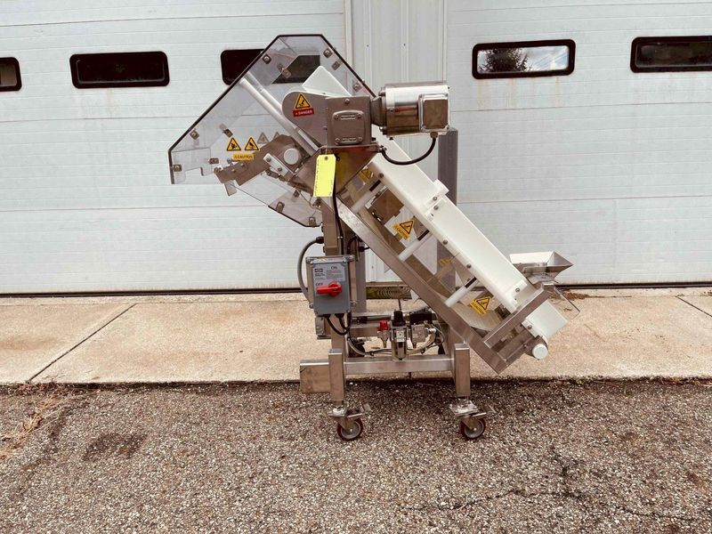Safeline Mettler Toledo 48” Stainless Steel Incline Conveyor