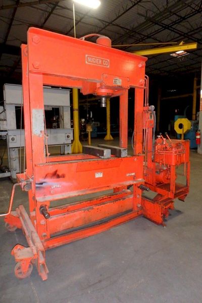 100 TON NUGIER H FRAME PRESS: STOCK: #73754