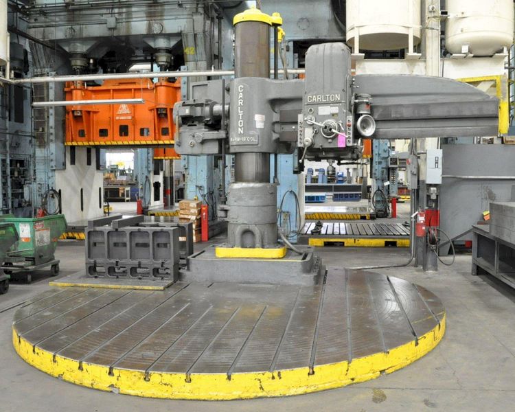 8' X 19" CARLTON RADIAL DRILL: STOCK # 73786