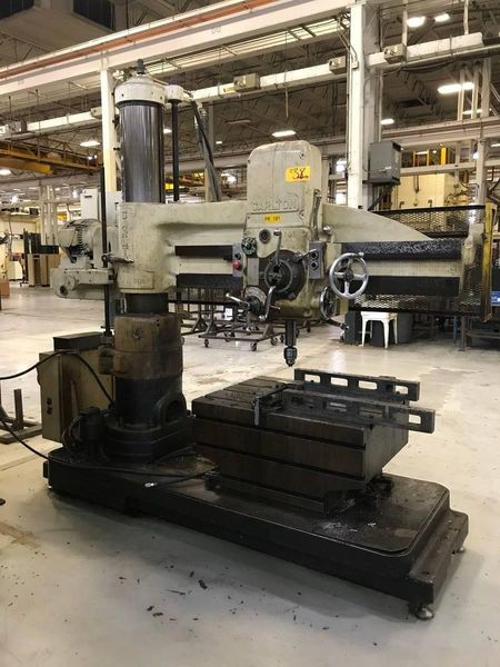 5' X 11' CARLTON RADIAL DRILL: STOCK #73051