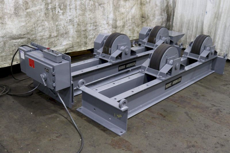 30 TON SET OF KOIKE ARONSON TANK TURNING ROLLS: STOCK #72748