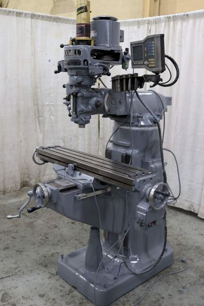 1-1/2 HP MAXMILL VERTICAL RAM TYPE MILL: STOCK #72641