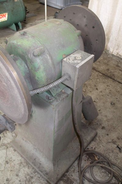 20' US ELECTRIC TOOL DOUBLE END DISC GRINDER: STOCK #72146