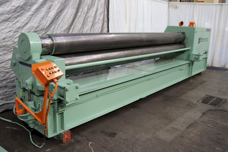 14' X 1/4' MONTGOMERY HYDRAULIC PLATE ROLLS: STOCK #72183