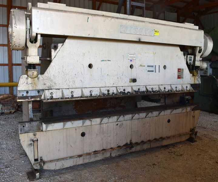 65 TON X 12' WYSONG PRESS BRAKE: STOCK #70460