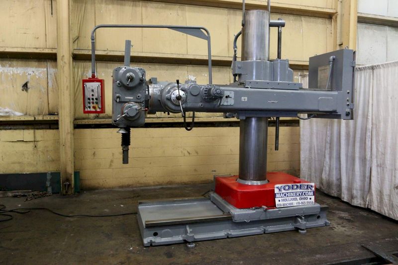6' X 16' KOVOSVIT RADIAL DRILL WITH UNIVERSAL HEAD: STOCK 69648