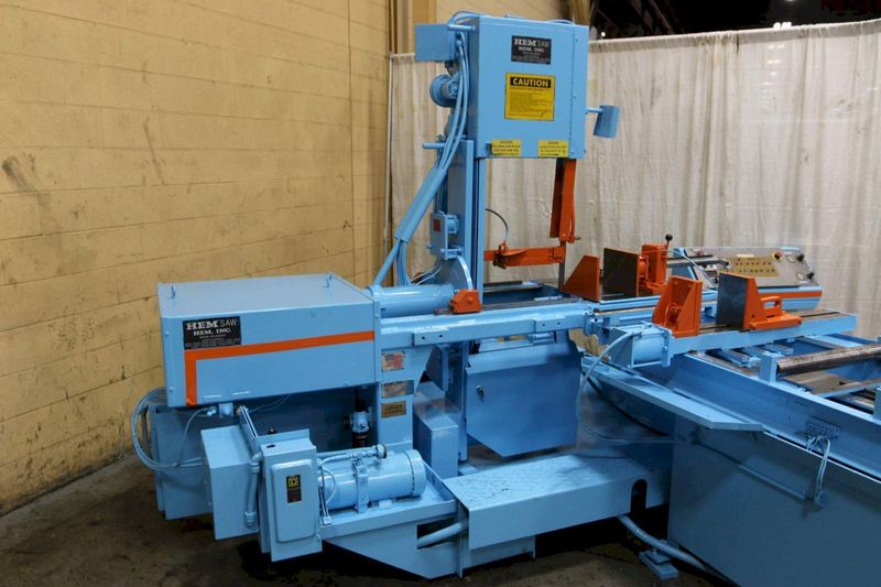 18" X 18" HEM MODEL V100LA-2 AUTOMATIC VERTICAL BANDSAW: STOCK #69423