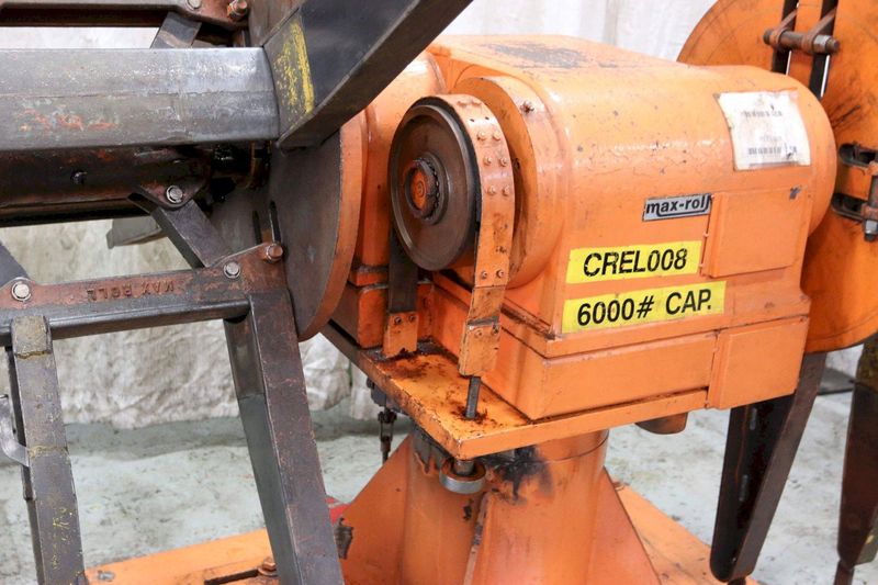 6000 LBS X 18' DOUBLE END COIL REEL: STOCK #68536