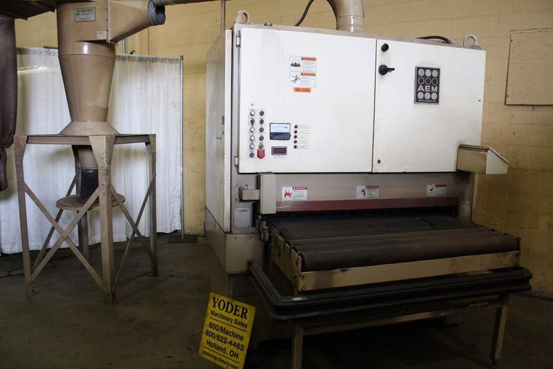 48" WEBER/AEM MODEL #OFZ-MK1-1350 BELT GRINDER: STOCK #67044