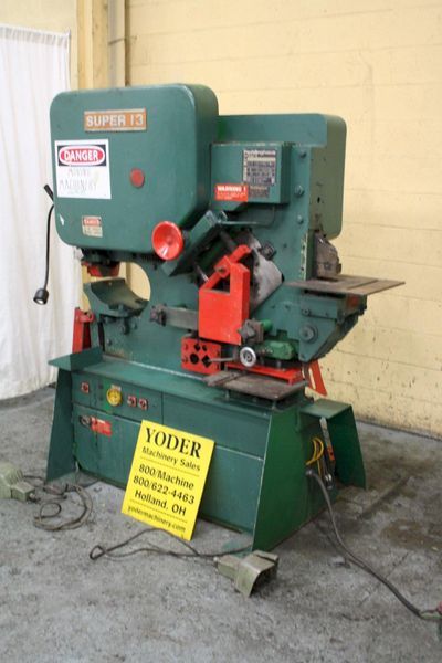 66 TON PEDDINGHAUS MODEL 210 SUPER 13 IRONWORKER:  STOCK #66794