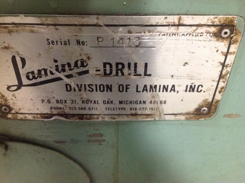 LAMINA DRILL PORTABLE MAGNETIC DRILLING & TAPPING MACHINE: STOCK #65529