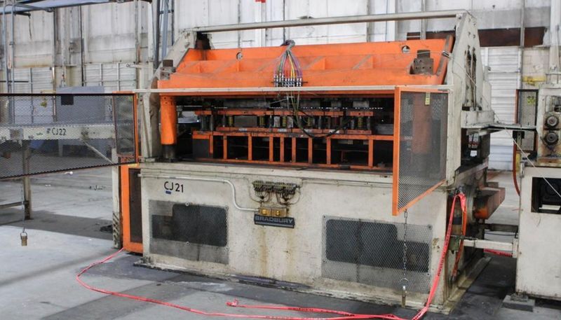 80 TON BRADBURY CUTOFF/PREPUNCH MECHANICAL PRESS: STOCK #63792