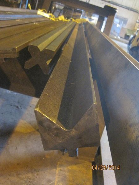 144" X 3" OPENING BOTTOM BRAKE DIE: STOCK #62459