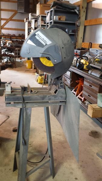 14' BLACK & DECKER ABRASIVE CUTOFF SAW: STOCK #61990