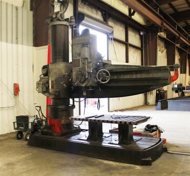 7' X 19" CINCINNATI RADIAL DRILL: STOCK #58296