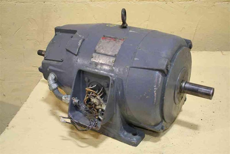 10 HP WESTINGHOUSE WOUND ROTOR MOTOR:  STOCK #54111