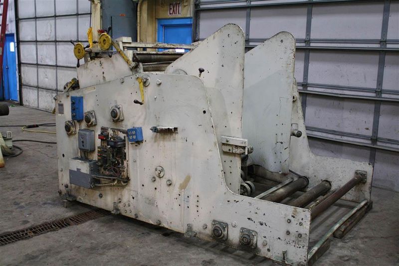 .110" X 50" X 8,500 LB ROWE COIL CRADLE STRAIGHTENER: STOCK #53487