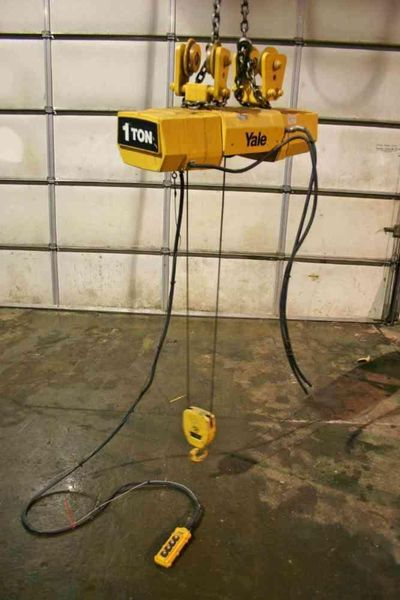 1 TON YALE ELECTRIC CABLE TYPE HOIST: STOCK #50128