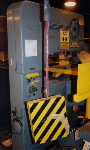 36" DOALL VERTICAL BANDSAW:  STOCK #5688